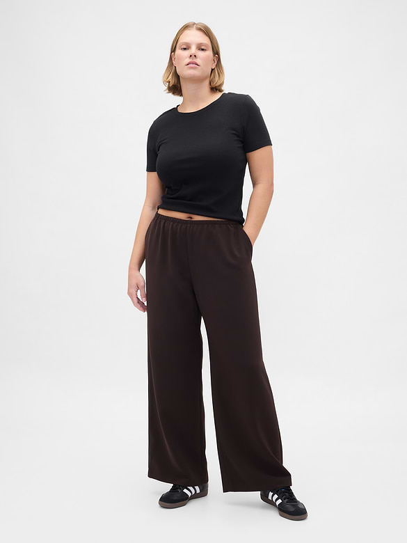 Easy Wide-Leg Pants