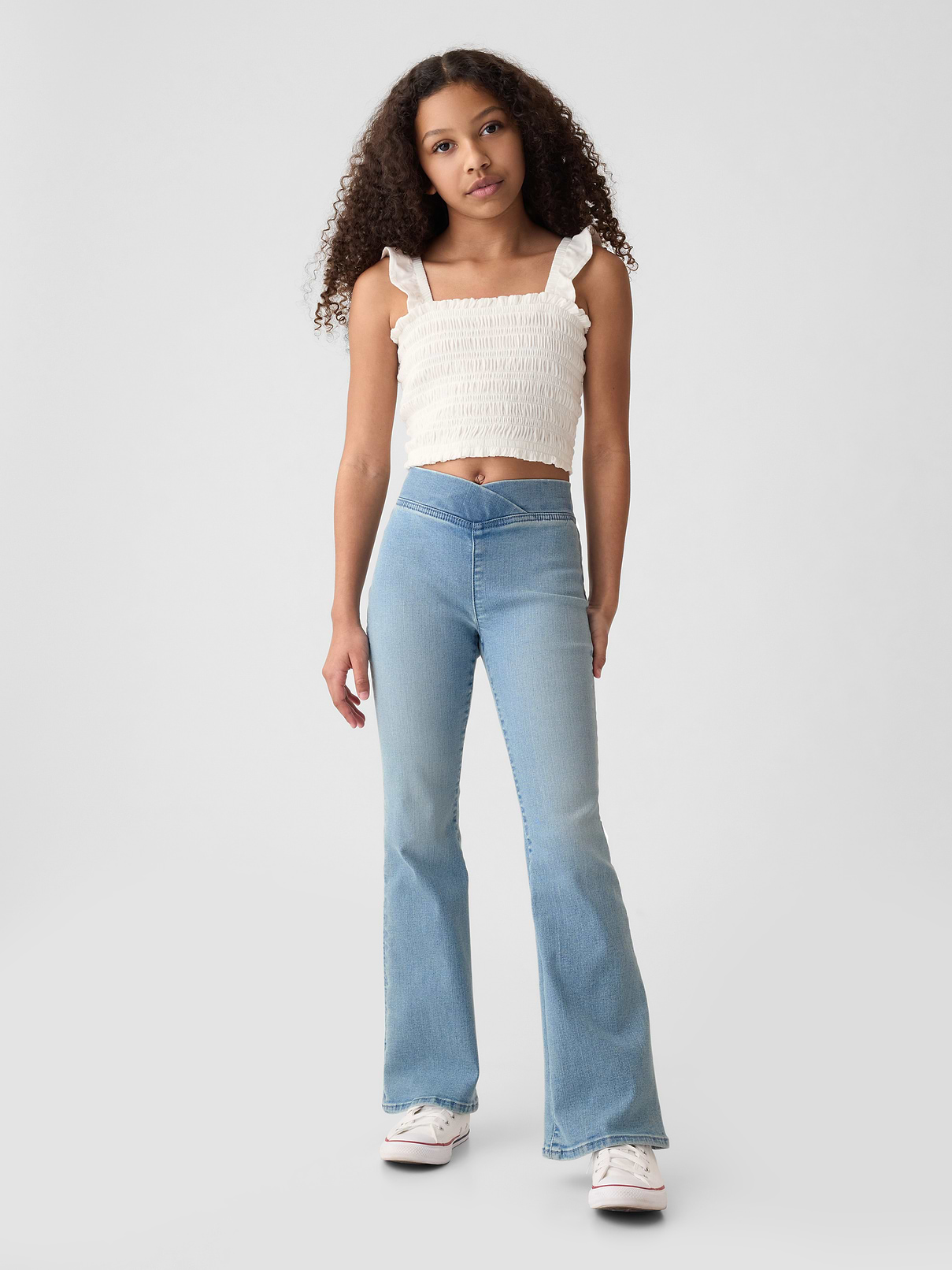 Kids High Rise Flare Jeggings