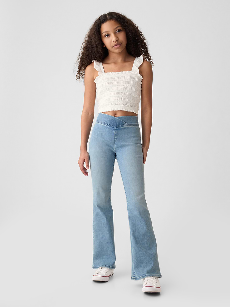 Image number 1 showing, Kids High Rise Flare Jeggings