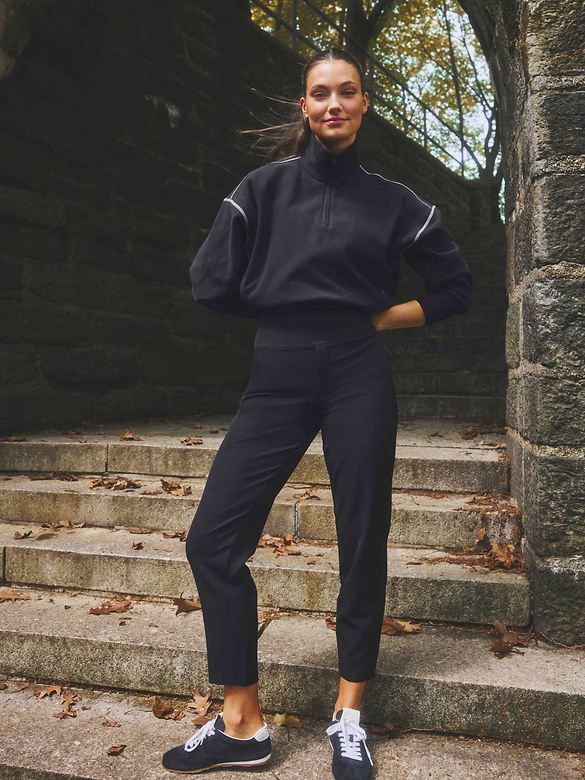 Forever Fleece 1/2 Zip High Hip Sweatshirt
