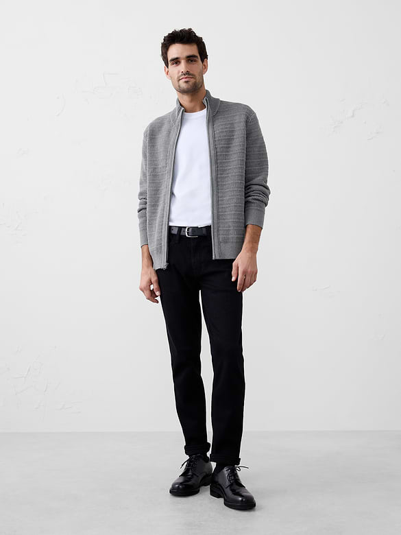 Textured Sweater Jacket