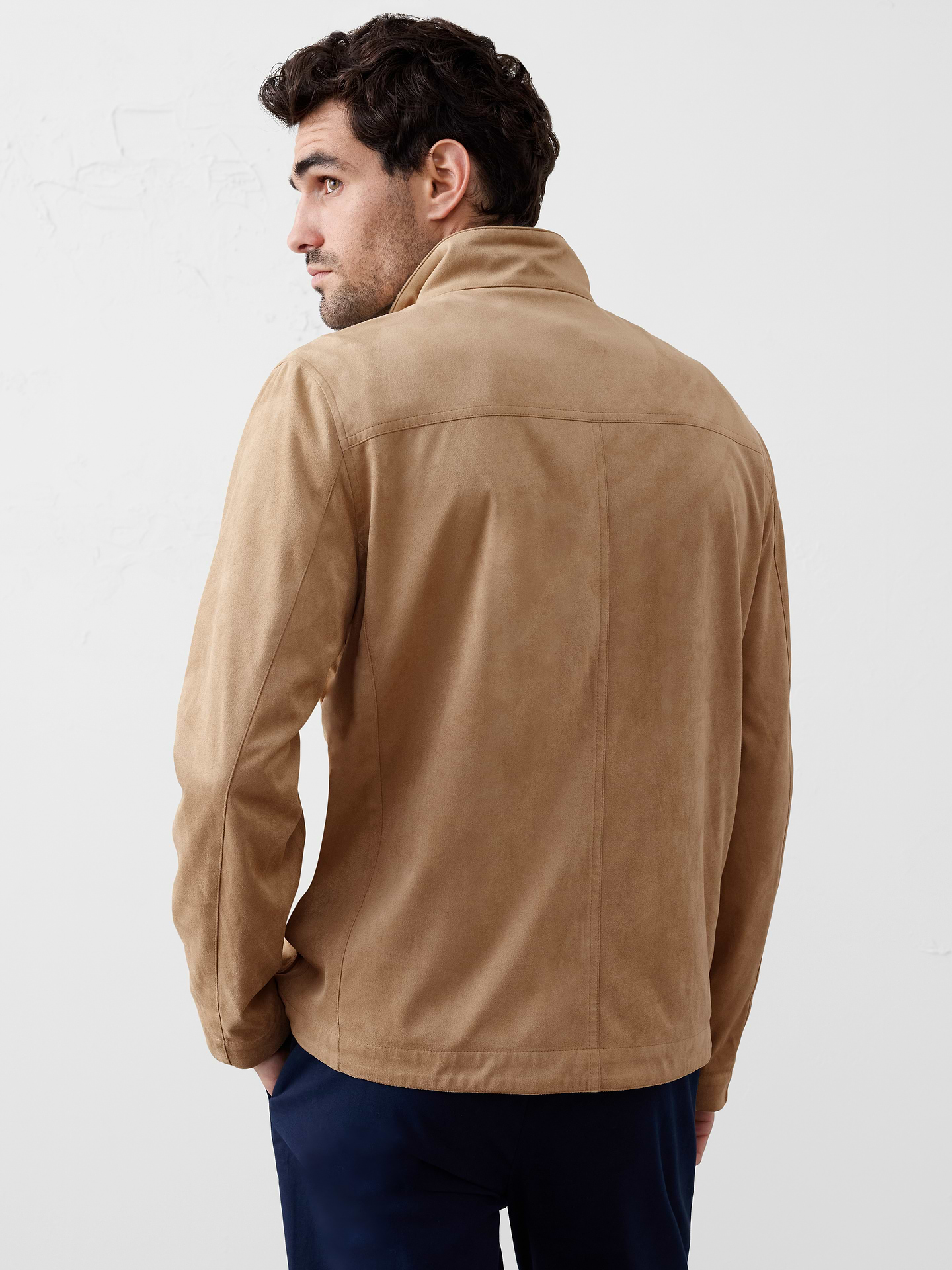 Image number 2 showing, Vegan Suede Field Jacket