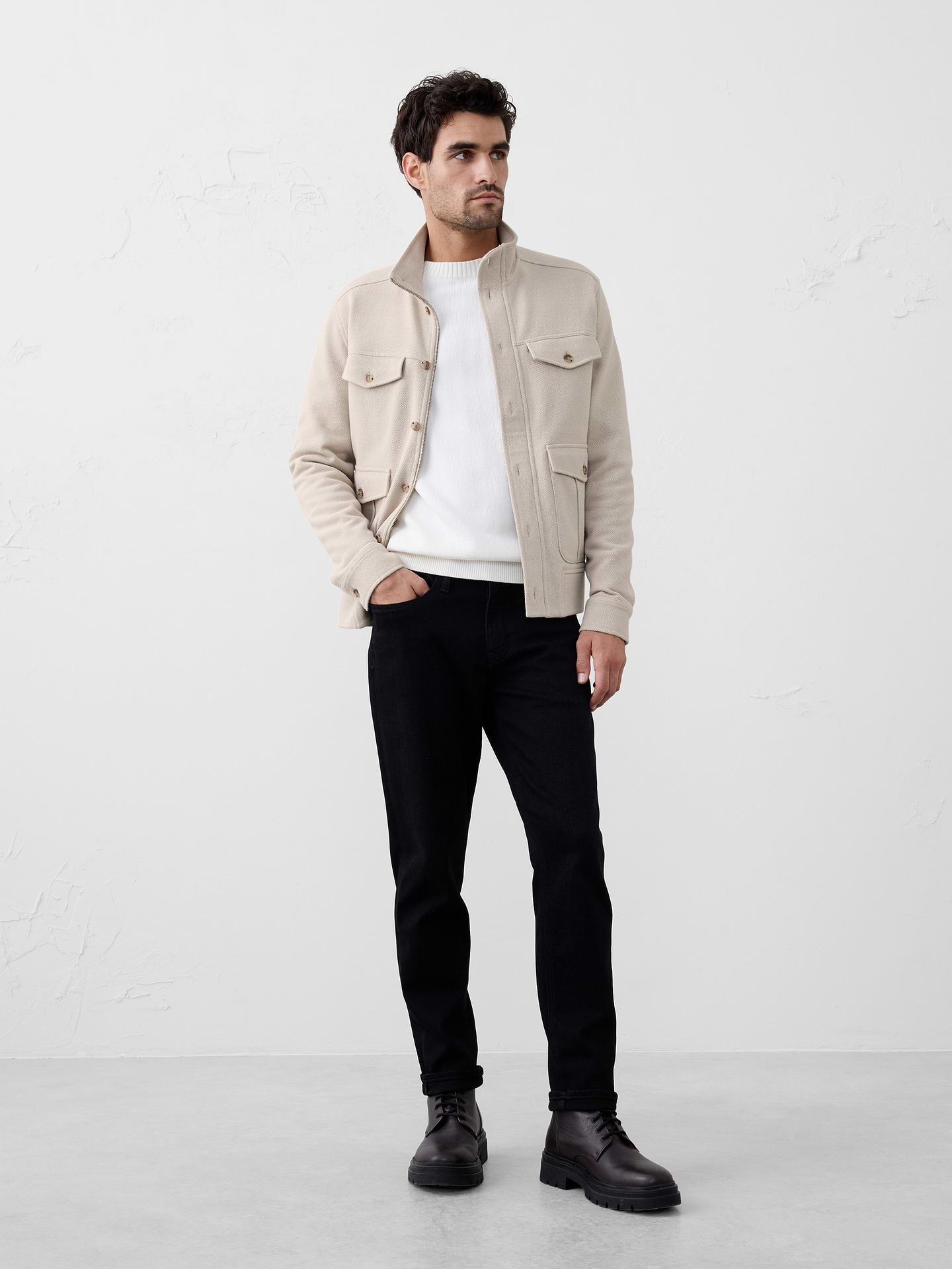 Image number 1 showing, Honeycomb Sweatshirt Jacket