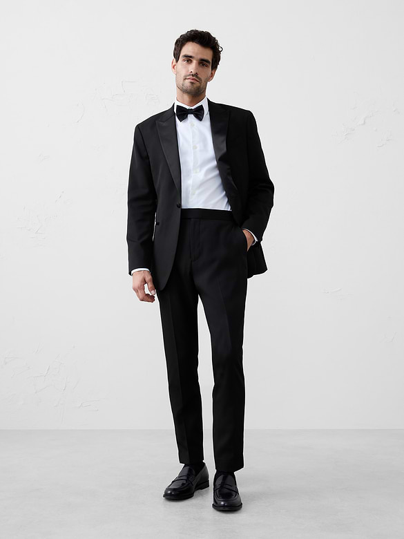 Luxe Tuxedo Suit Trouser