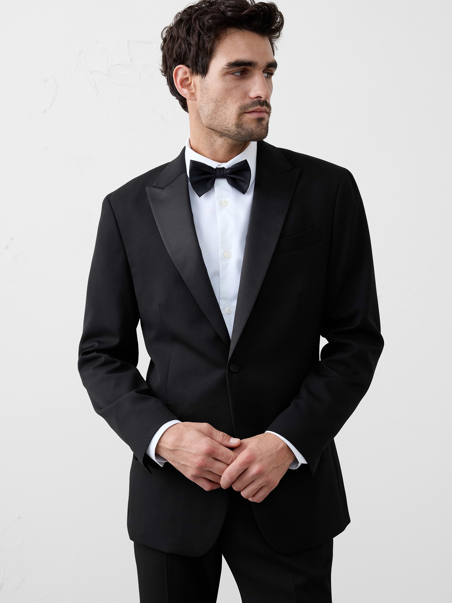 Image number 1 showing, Luxe Tuxedo Suit Jacket