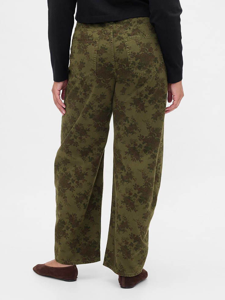 Image number 6 showing, High Rise Barrel Jeans