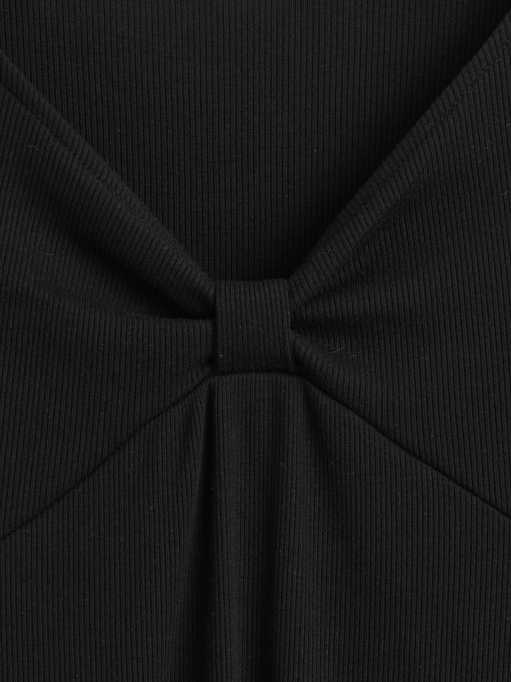 Image number 4 showing, Kids Rib Bow Dress
