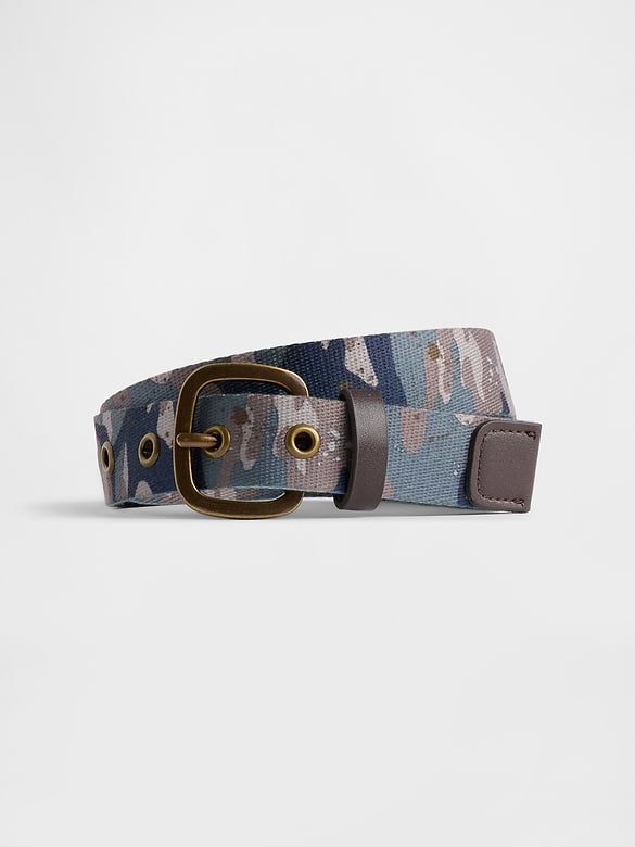 Kids Camo Webbed Belt