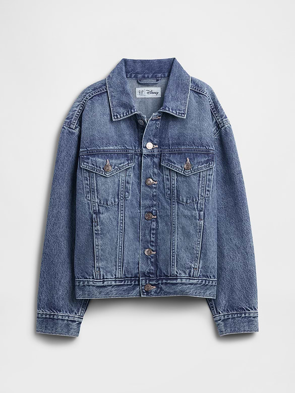 GapKids × Disney Minnie Mouse Relaxed Icon Denim Jacket