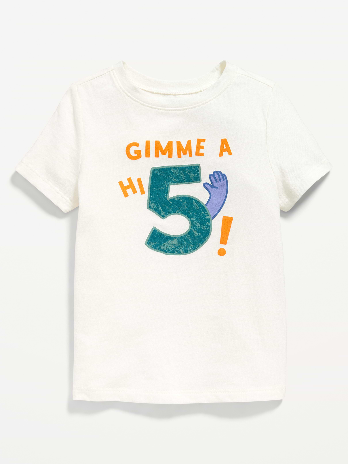 Image number 1 showing, Short-Sleeve Unisex Birthday Graphic T-Shirt for Toddler