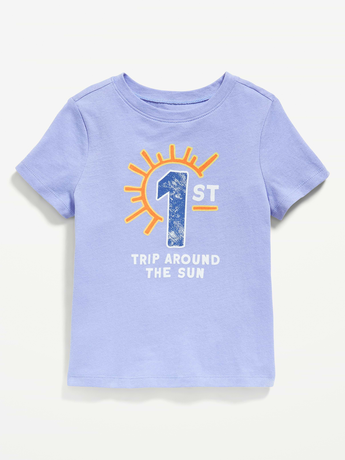 Image number 1 showing, Short-Sleeve Unisex Birthday Graphic T-Shirt for Toddler