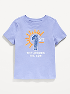 Image number 1 showing, Short-Sleeve Unisex Birthday Graphic T-Shirt for Toddler
