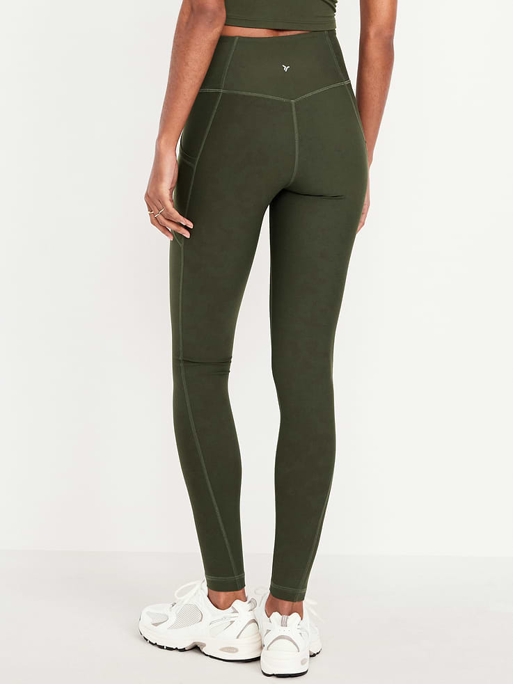 L'image numéro 2 présente Legging PowerSoft pleine longueur à poche à taille haute