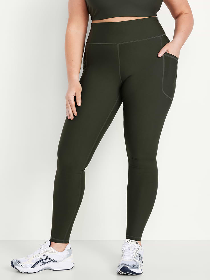 L'image numéro 6 présente Legging PowerSoft pleine longueur à poche à taille haute