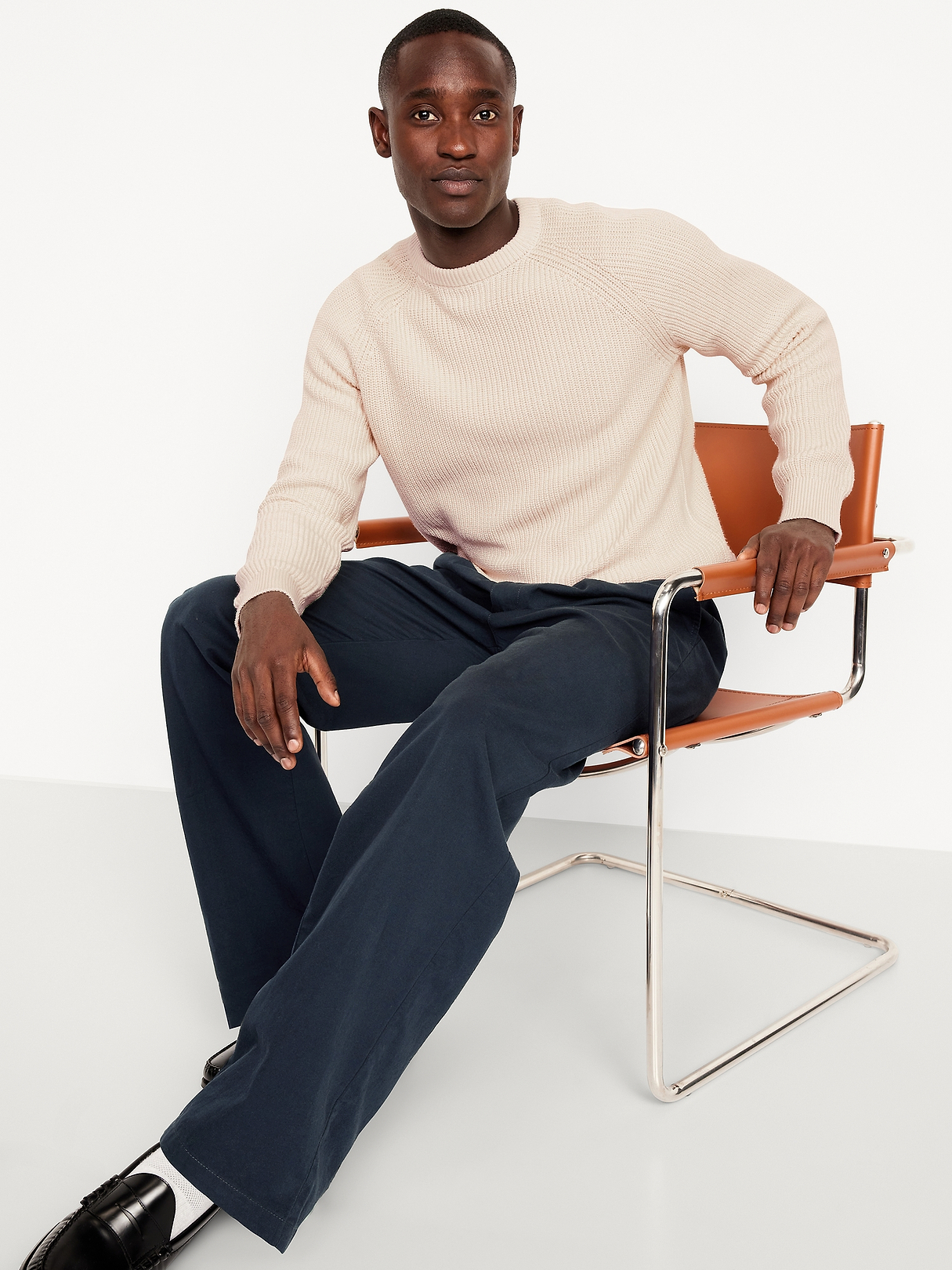 【OLD】salsation wear knit【USED】Sサイズ Crew-Neck Shaker-Stitch Sweater | Old Navy
