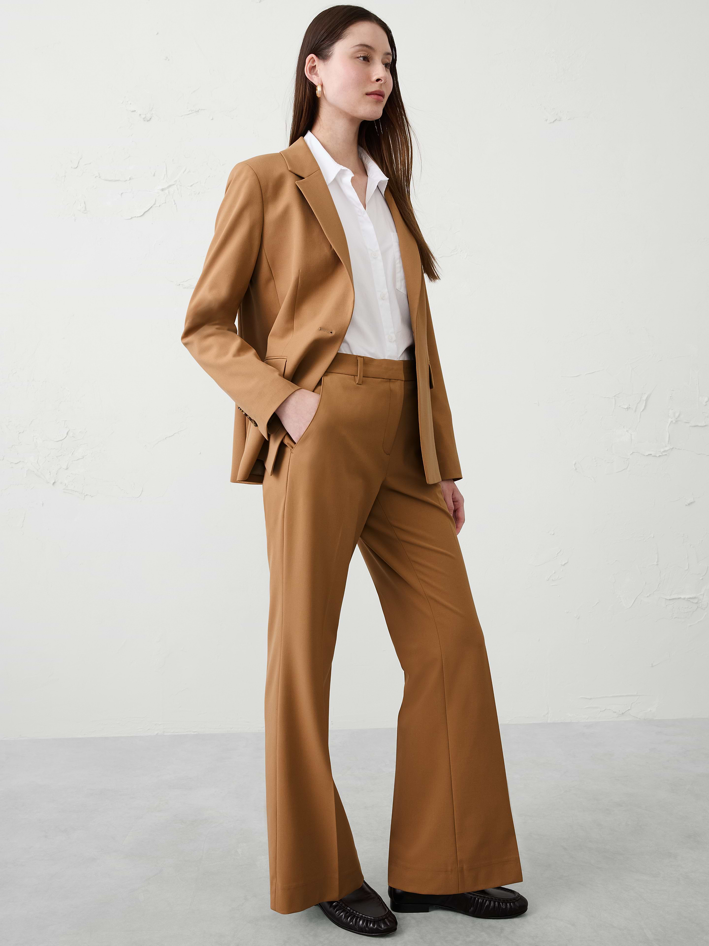 Image number 3 showing, Bootcut High-Rise Sculpted Easy Trouser
