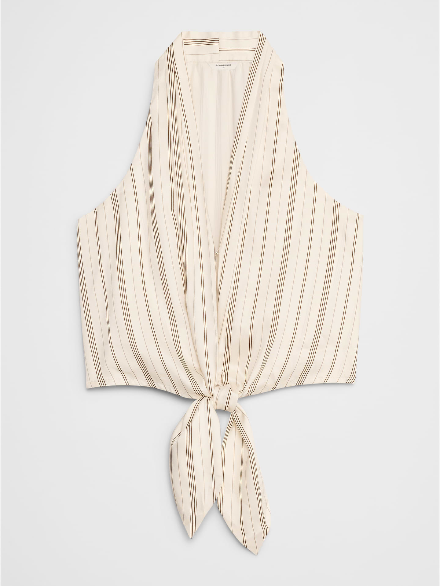 Image number 4 showing, Silky Tie-Front Top