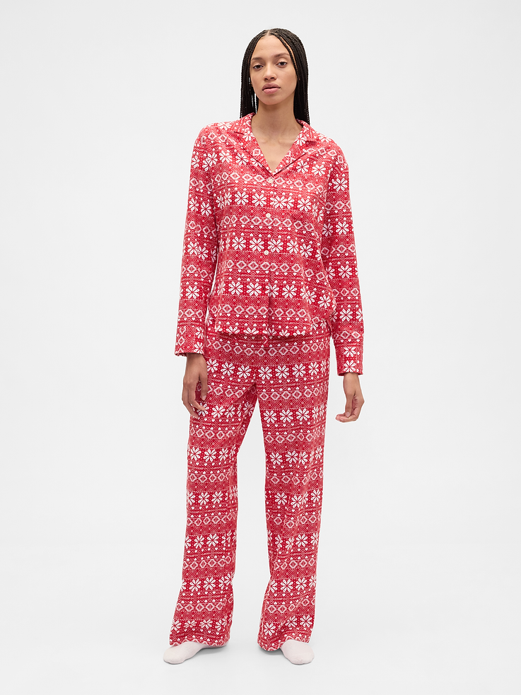 Image number 1 showing, Flannel Pull-On PJ Pants