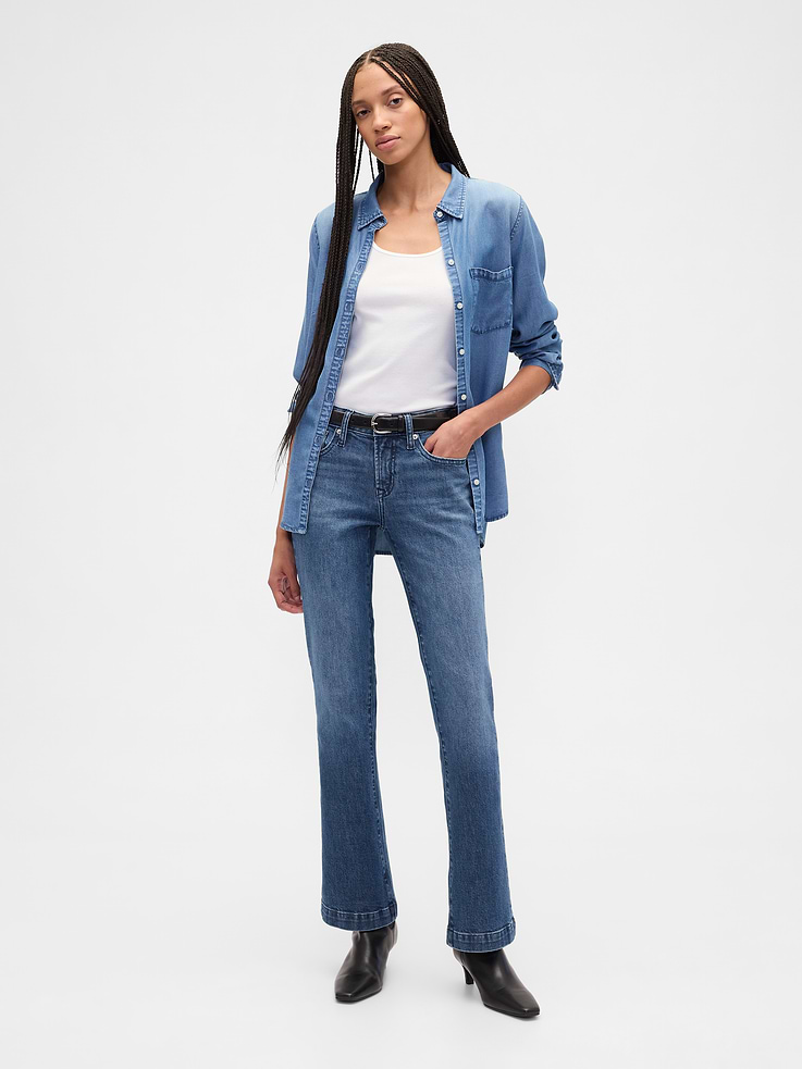 Image number 1 showing, Low Rise Long & Lean Jeans