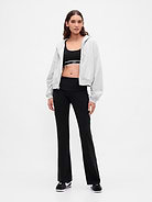 Image number 1 showing, GapFit Smooth Foldover Mini Flare Leggings