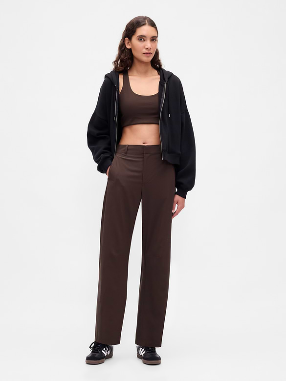 GapFit Tech High Rise Barrel Trousers