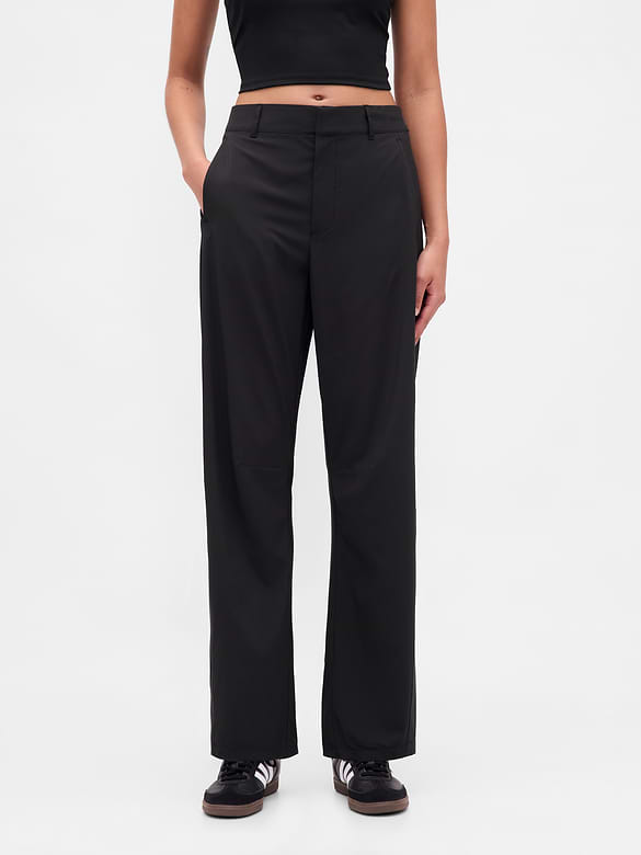 GapFit Tech High Rise Barrel Trousers
