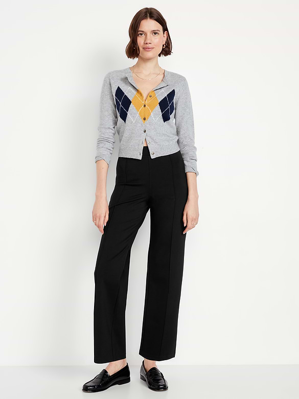 Extra High-Waisted Stevie Straight Pants