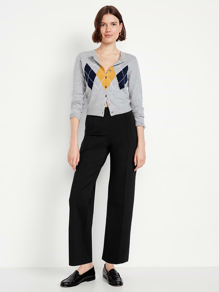 Image number 1 showing, Extra High-Waisted Stevie Straight Pants