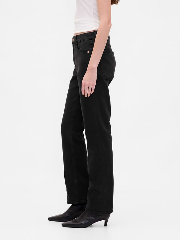 High Rise '90s Slim Straight Jeans