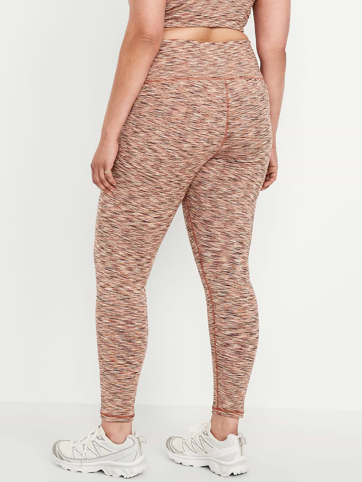 L'image numéro 8 présente Legging teint par espacement à taille haute pleine longueur.