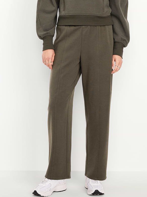Pantalon baril à taille haute en Molleton dynamique