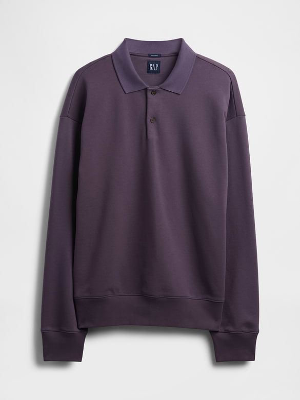 Adult Heavyweight Oversized Polo Sweatshirt