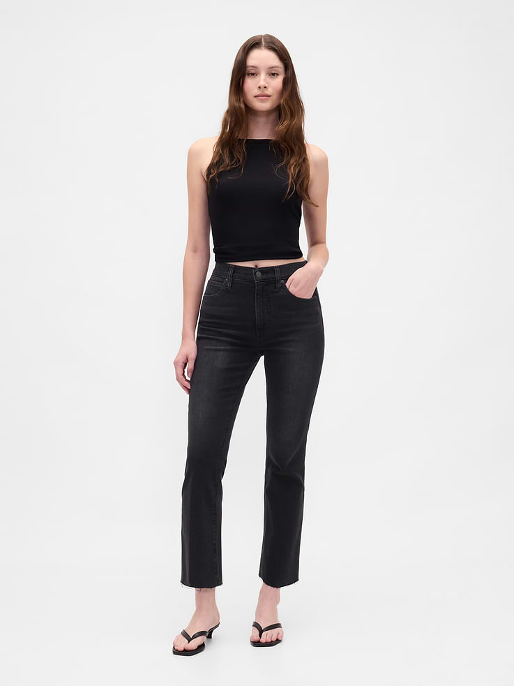 Image number 1 showing, High Rise Kick Flare Jeans