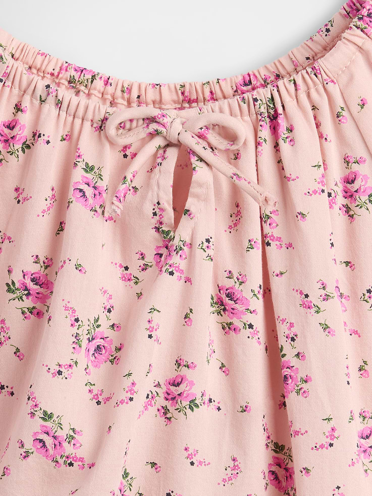 L'image numéro 5 présente Robe étagée à manches bouffantes pour Enfant