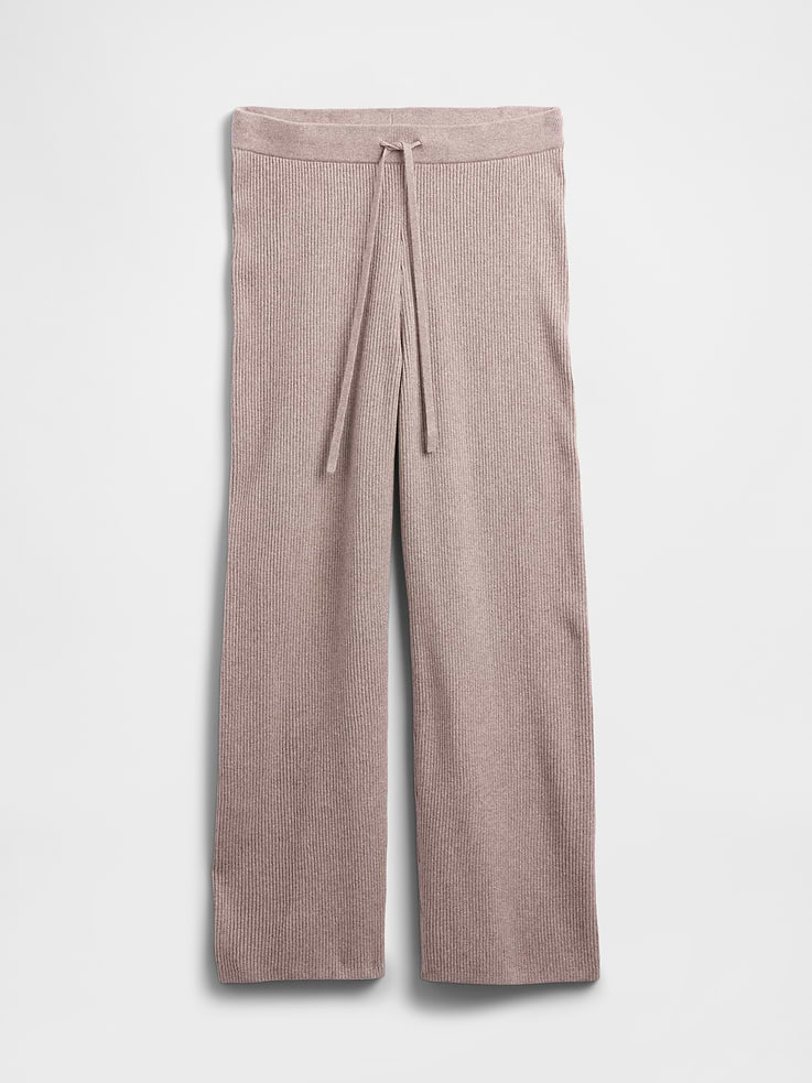Image number 7 showing, CashSoft Relaxed Ribbed Sweater Pants