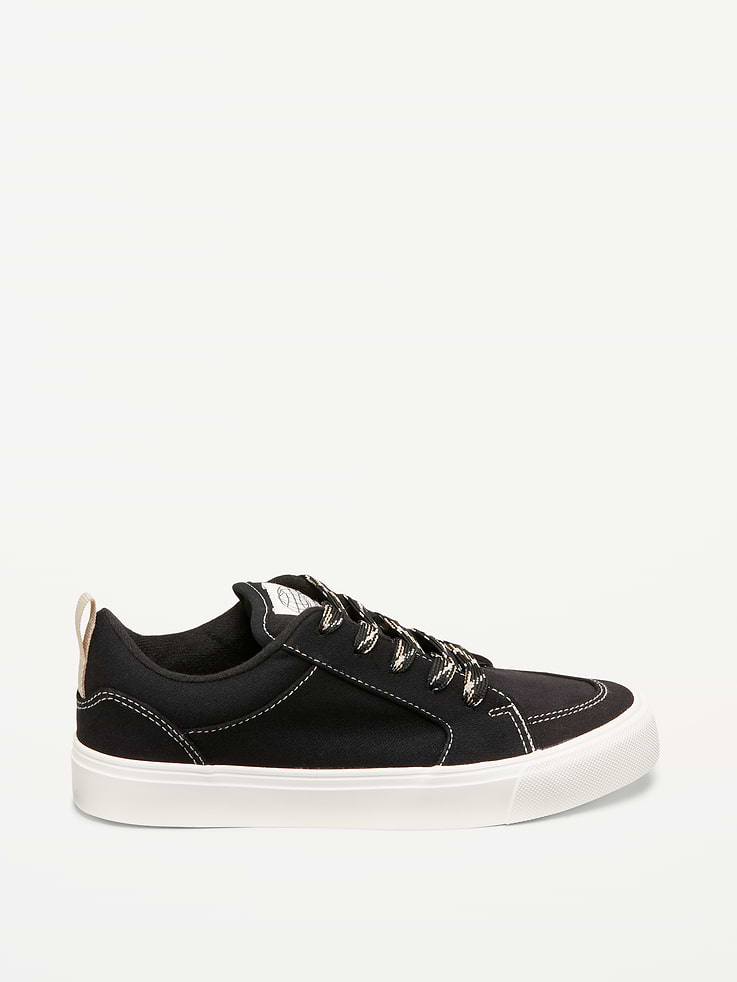 Image 4 of 4, Canvas Lace-Up Sneakers for Boys