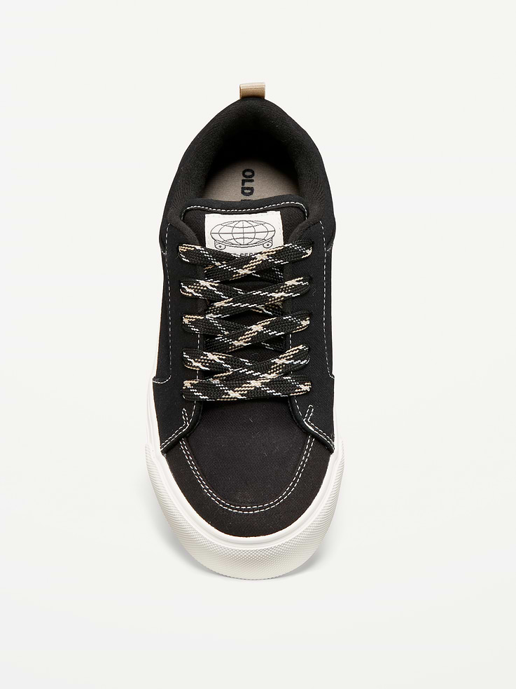 Image 2 of 4, Canvas Lace-Up Sneakers for Boys