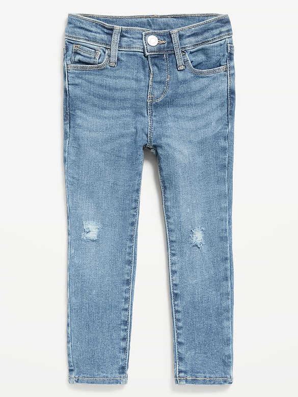 High-Waisted Rockstar 360° Stretch Jeggings for Toddler Girls