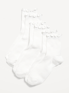 Image number 1 showing, Ruffled Crew Sock 3-Pack for Women