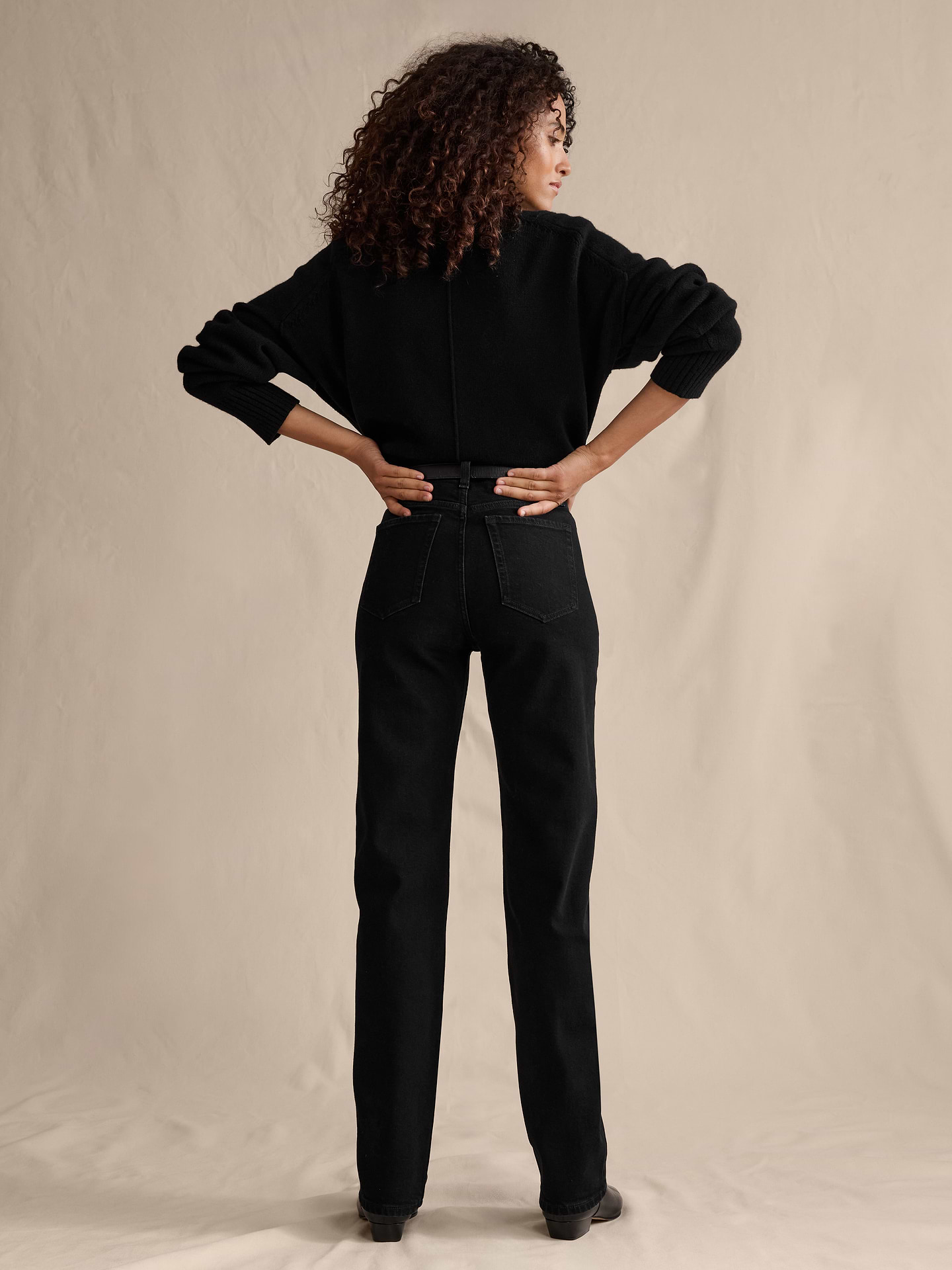 Image number 2 showing, High-Rise 90S Straight Jean
