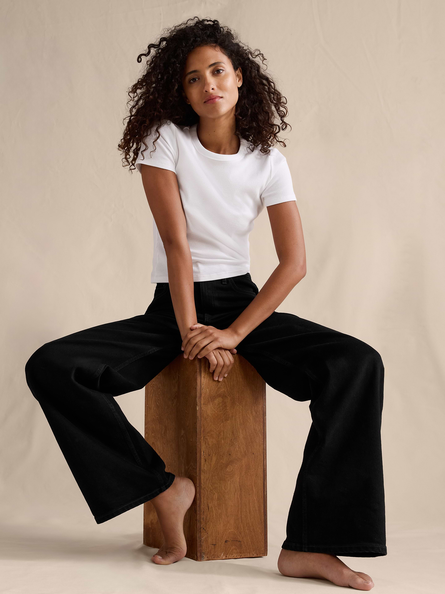 Image number 7 showing, The Icon Classic Wide-Leg Jean