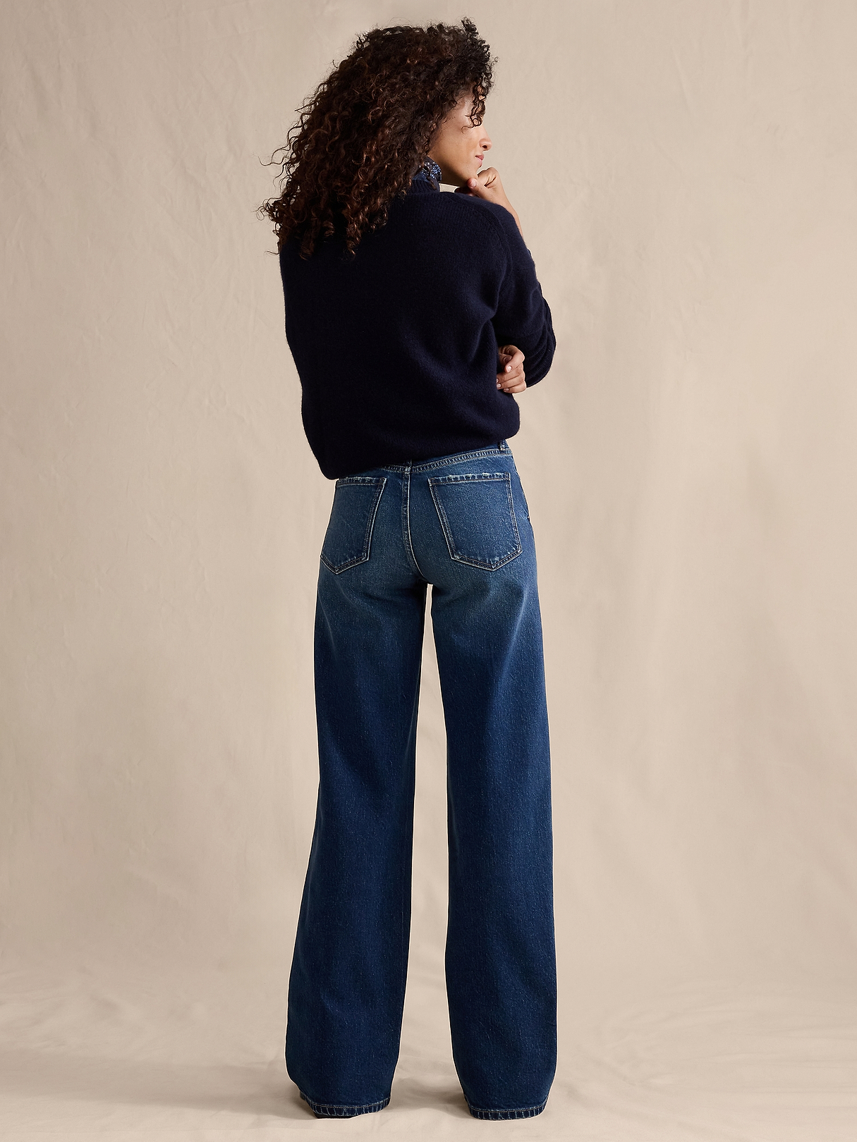 The Icon Classic Wide-Leg Jean | Banana Republic