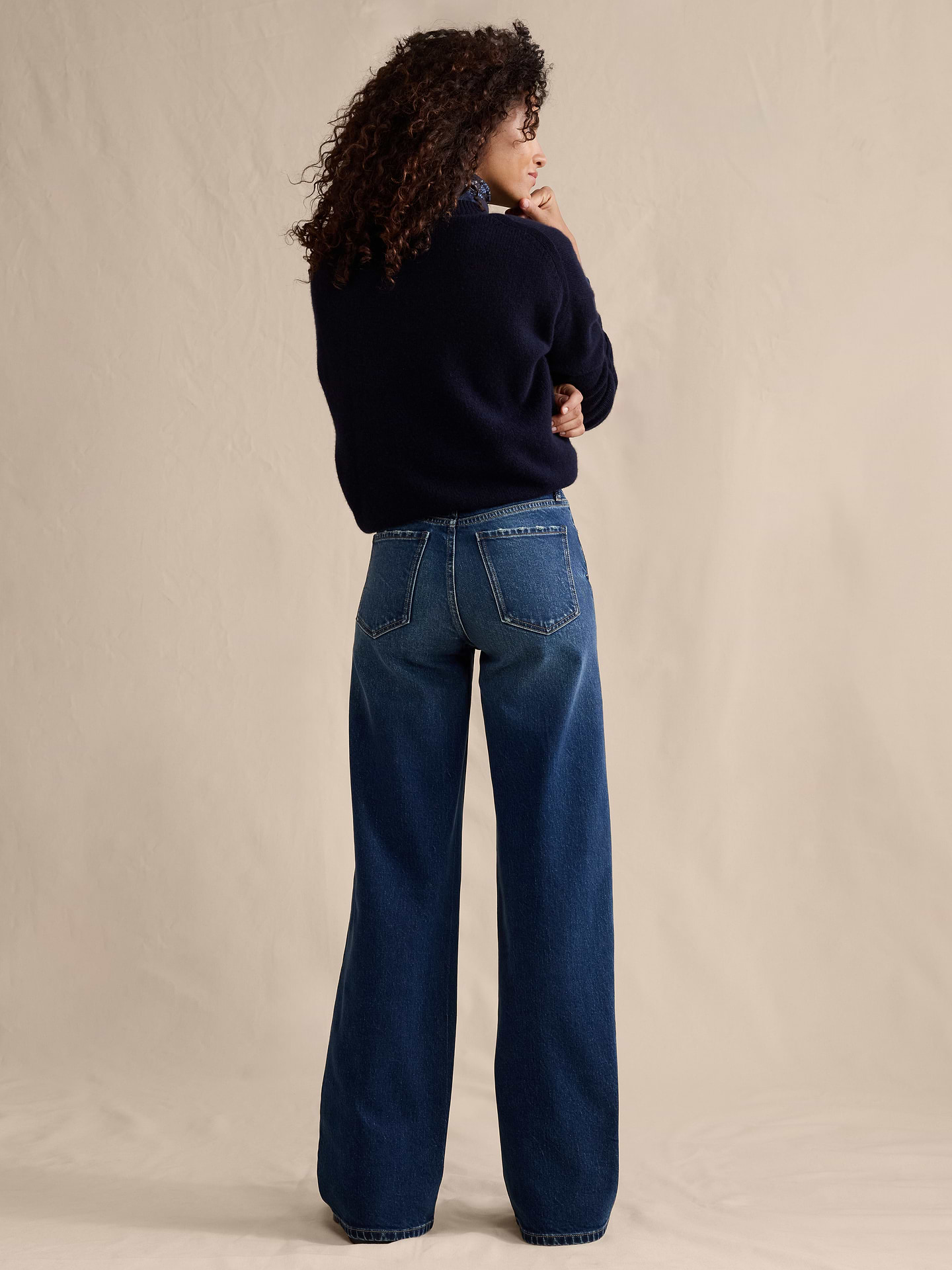 Image number 2 showing, The Icon Classic Wide-Leg Jean