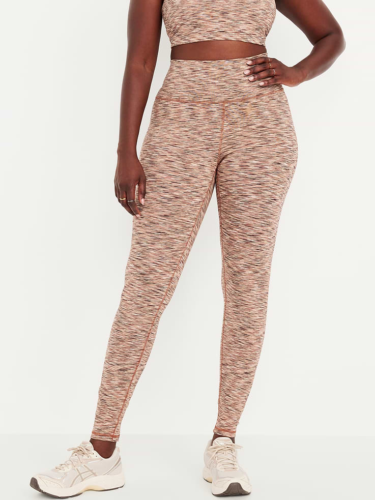 L'image numéro 5 présente Legging teint par espacement à taille haute pleine longueur.
