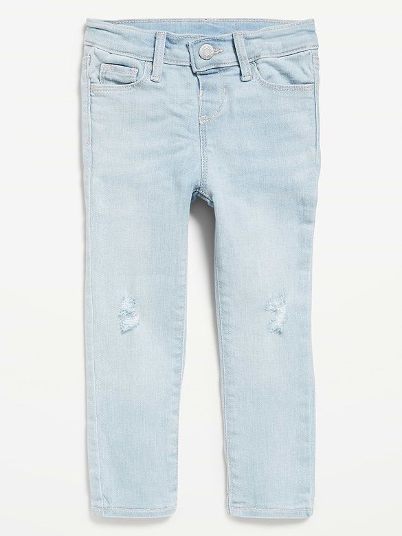 High-Waisted Rockstar 360° Stretch Jeggings for Toddler Girls