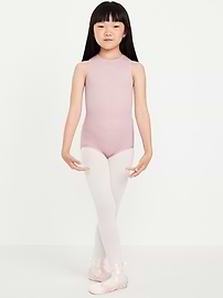 Image number 4 showing, Seamless Fitted Sleeveless Leotard for Girls