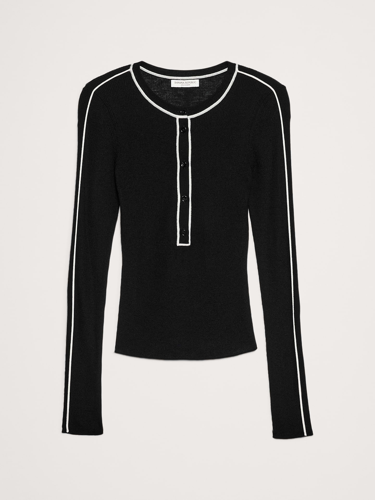 Image number 5 showing, Featherweight Cashmere Henley