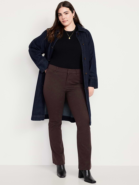 High-Waisted Pixie Flare Pants