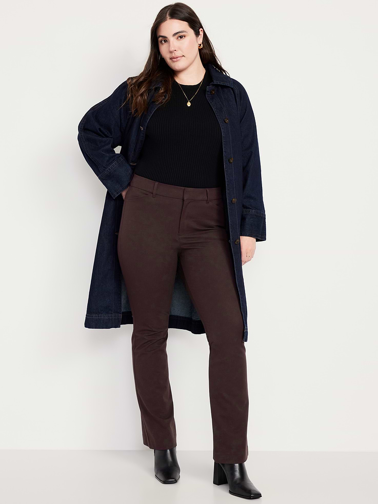 Image number 5 showing, High-Waisted Pixie Flare Pants
