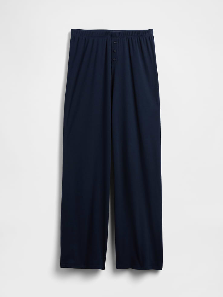 Image 5 of 5, MiniRib Wide-Leg PJ Pants